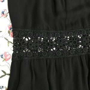 crochet waist dress - xl